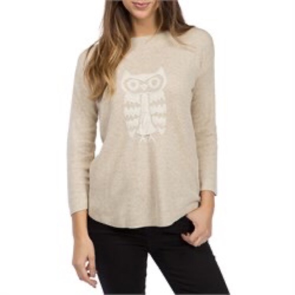 Woolrich two tone Owl motif sweater